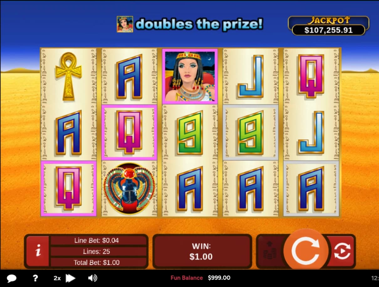 Cleopatra’s Gold - Realtime Gaming RTG