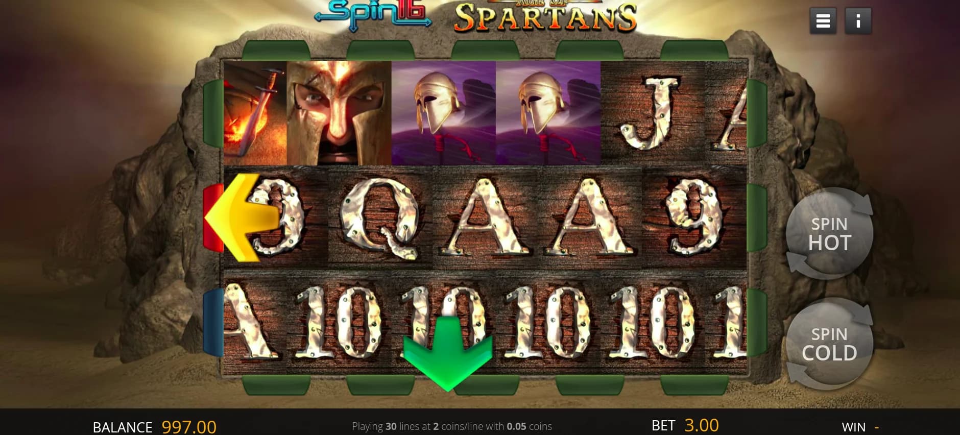 Age of Spartans Spin 16 - Genii