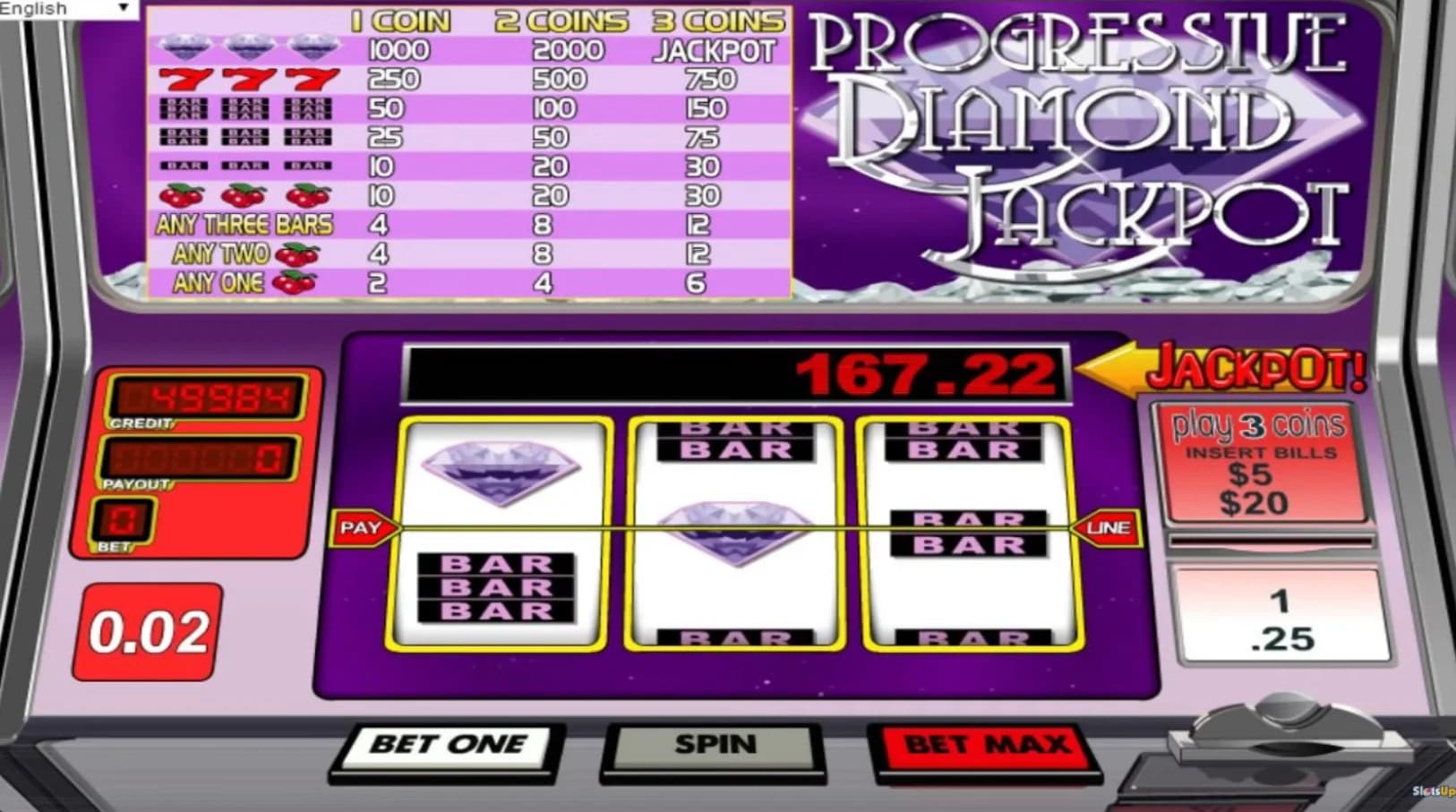 Diamond Jackpot - BetSoft