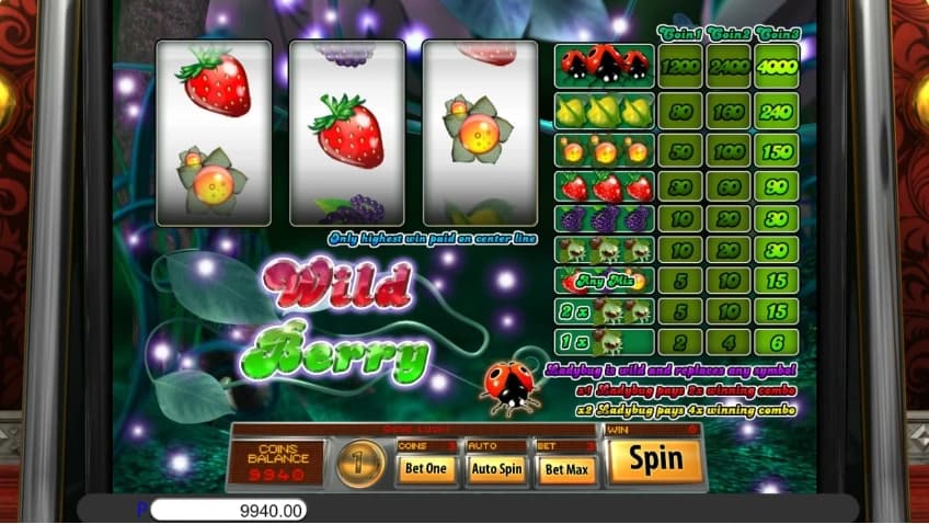 Wild Berry 3 Reel - Saucify