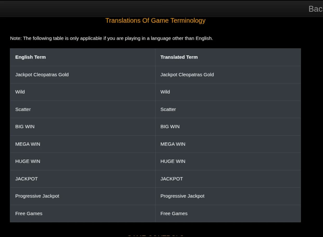 Cleopatra’s Gold - Realtime Gaming RTG