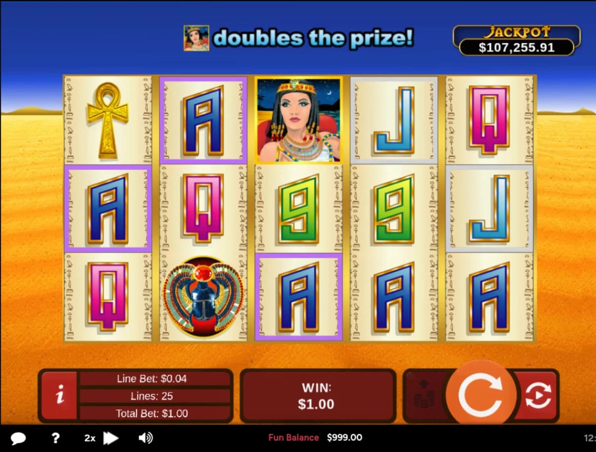 Cleopatra’s Gold - Realtime Gaming RTG