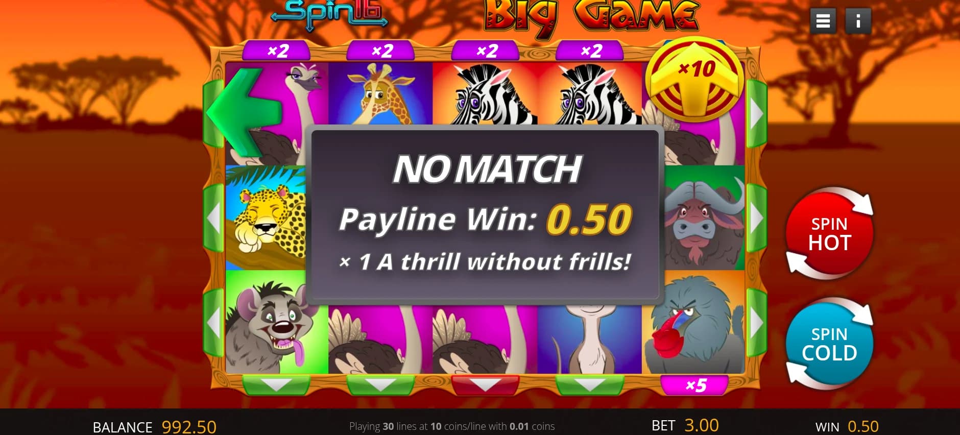 Big Game Spin 16 - Genii