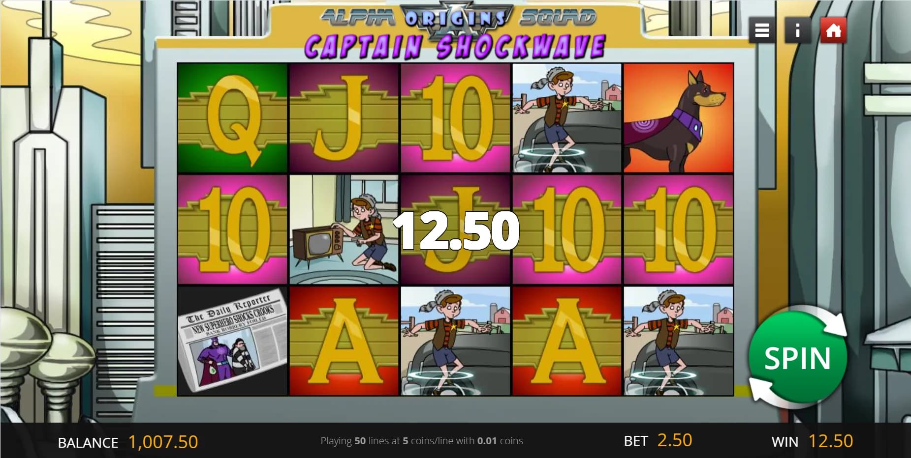 Captain Shockwave Saucify Ex Betonsoft Screenshots
